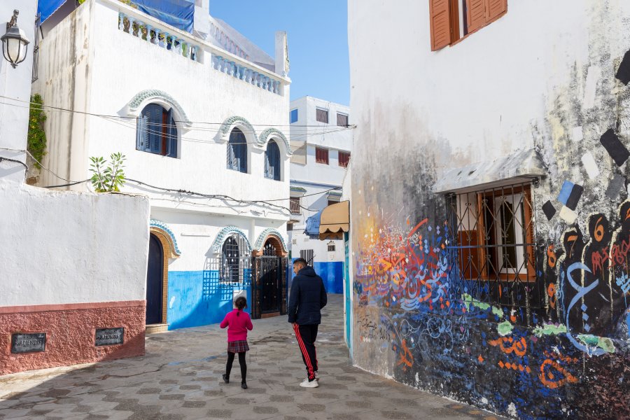 Ville d'Asilah au Maroc