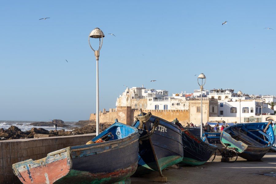 Barques du port d'Essaouira