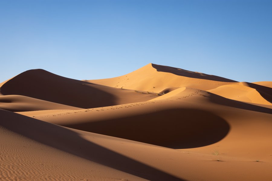 Les dunes de l'Erg Chebbi au Maroc