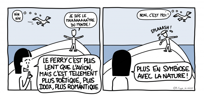 Le dessin du lundi : les voyages en ferry