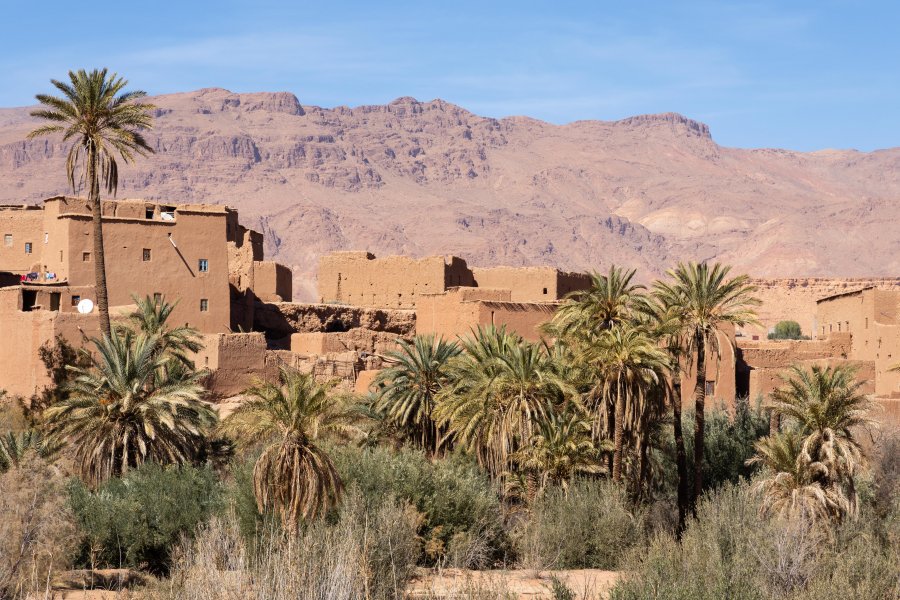 Paysages de Tinghir et les gorges de Todgha