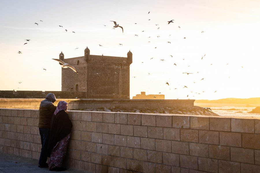 Coucher de soleil à Essaouira