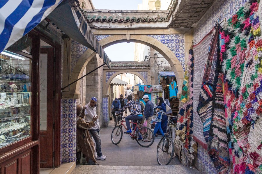 Quartier des bijoutiers à Essaouira