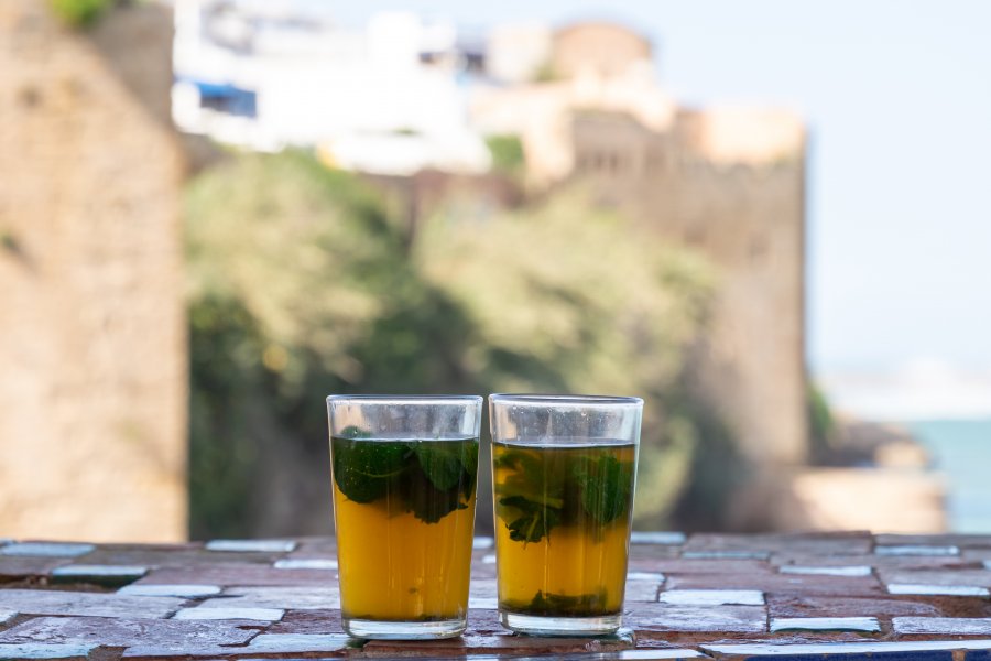 Thés à la menthe marocains