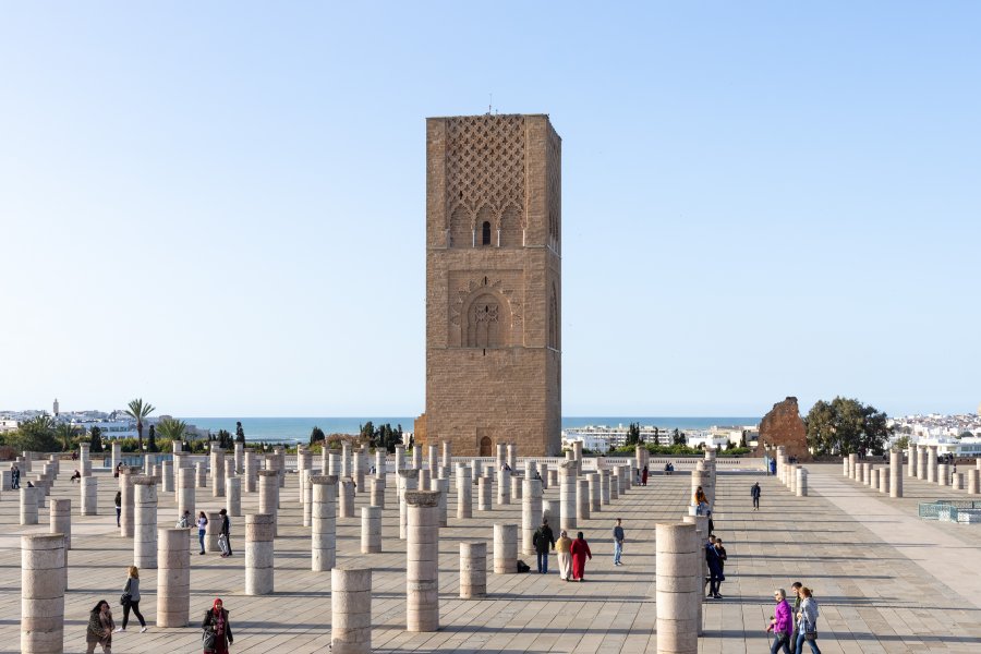 Tour Hassan à Rabat, Maroc
