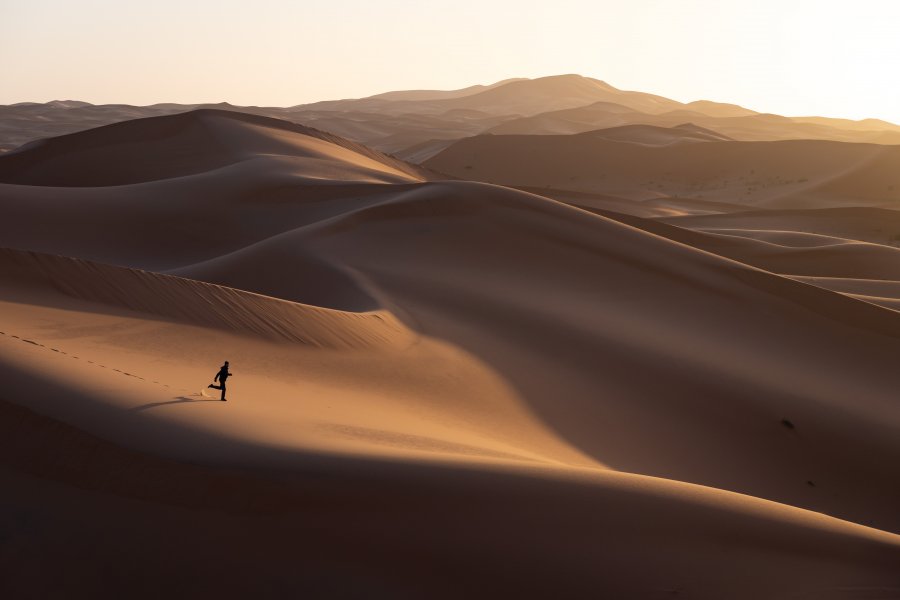 Les dunes du Sahara à Merzouga