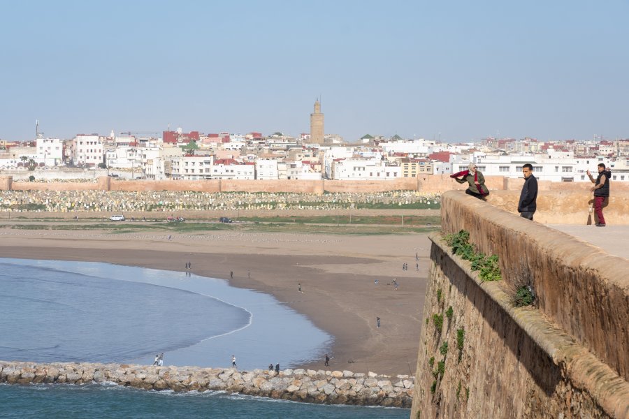 Vue sur Salé depuis Rabat