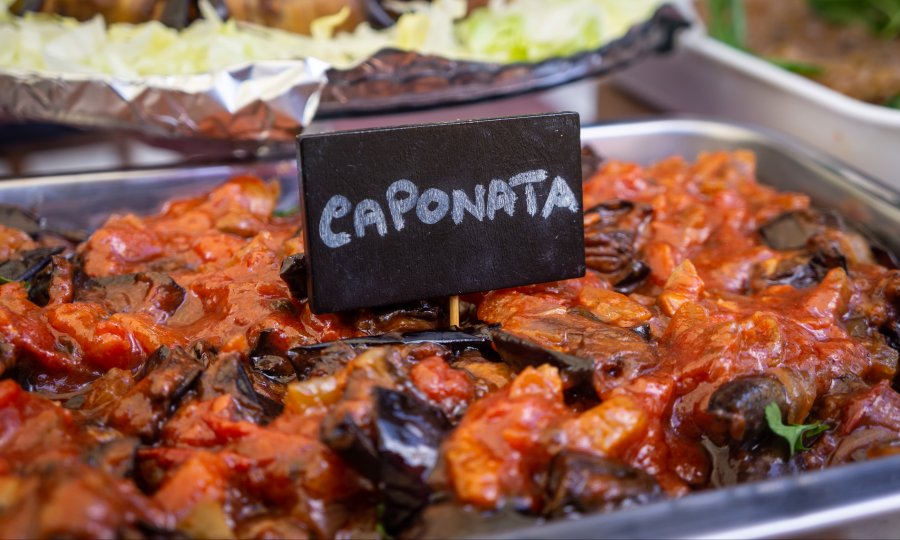 Caponata, cuisine sicilienne