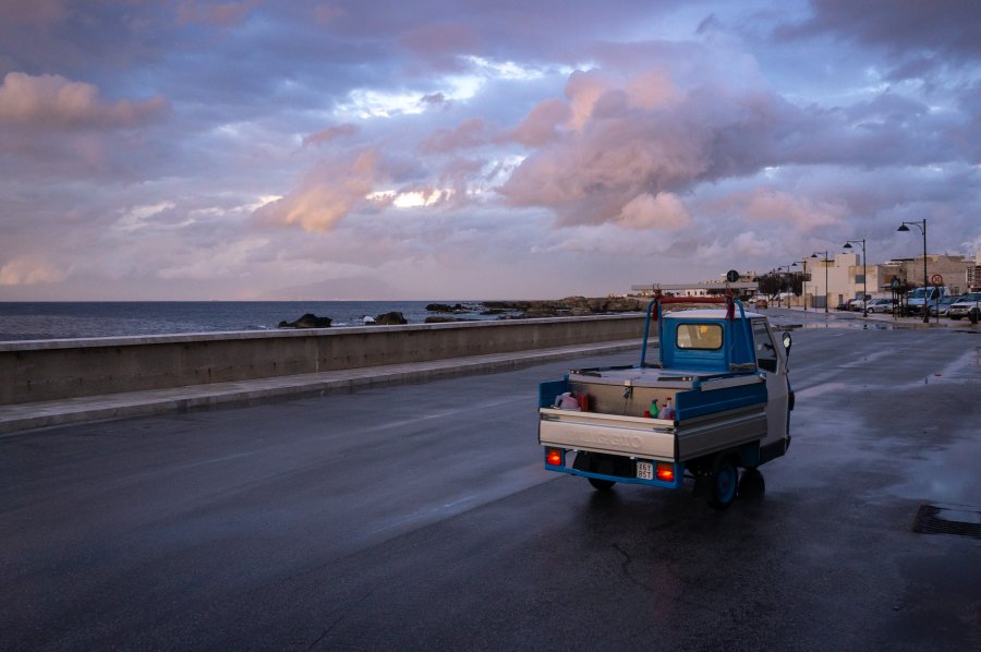 Coucher de soleil à Favignana, Sicile