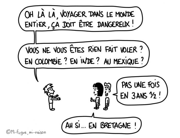 Dessin : voyager est-il dangereux ?