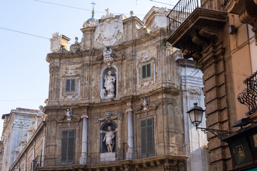 Place Quattro Canti, Palerme, Sicile