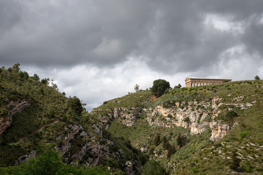 Temple de Ségeste, Sicile, Italie