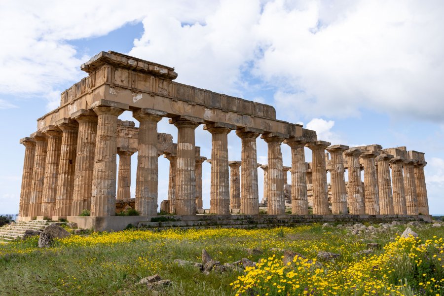 Temple grec de Selinunte, Sicile