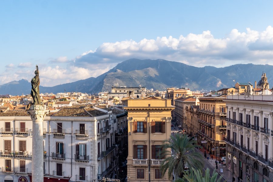 Vue panoramique sur Palerme