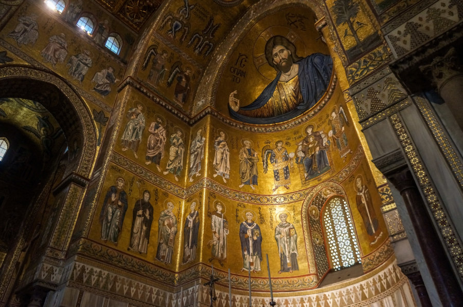 Intérieur de la cathédrale de Monreale, Sicile