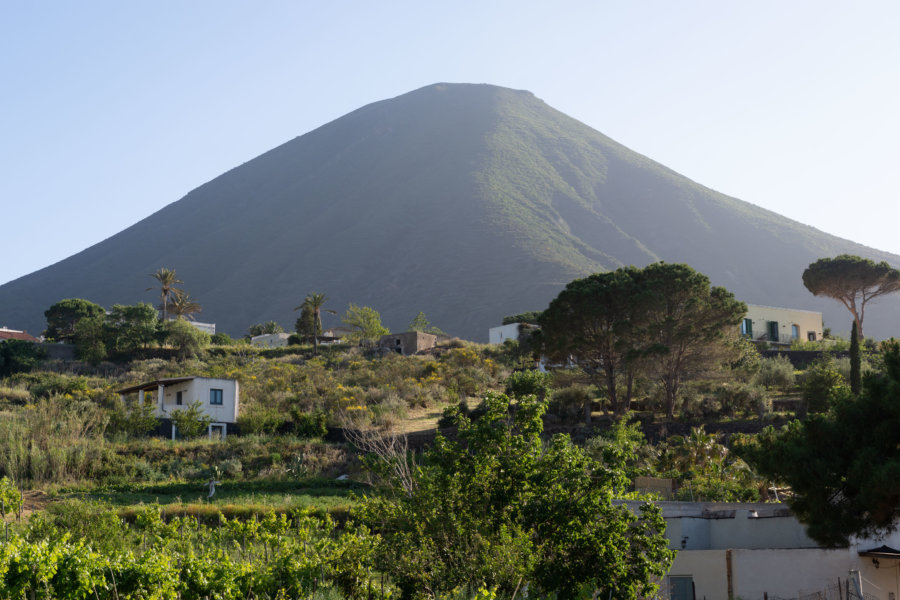 Village de Malfa, île de Salina, Sicile