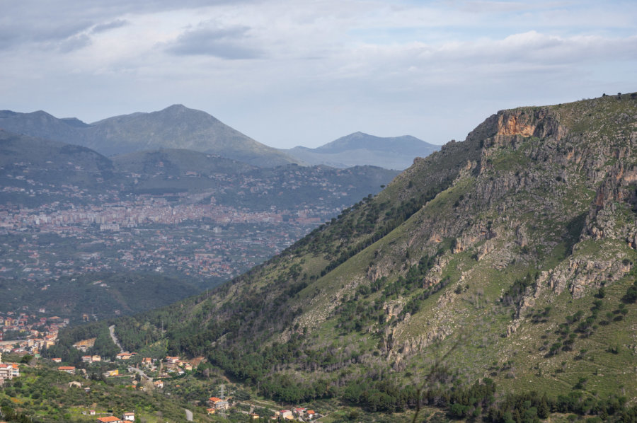 Montagne près de Palerme, Sicile