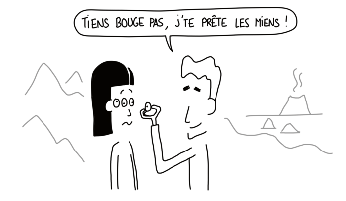 Dessin : prêter ses yeux