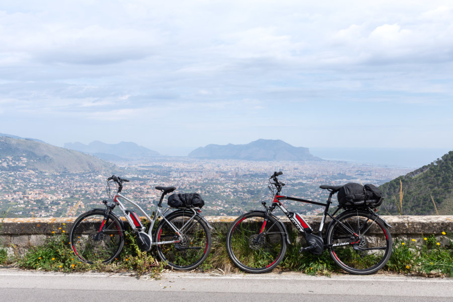 Balade à vélo autour de Palerme en Sicile