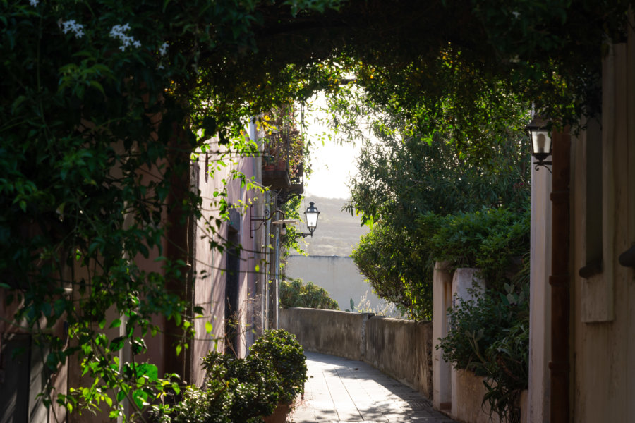 Village de Malfa, île éolienne de Saline, Sicile