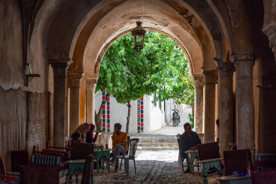 Salon de thé à Tunis