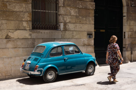 Mini voiture Fiat à Lecce, Pouilles