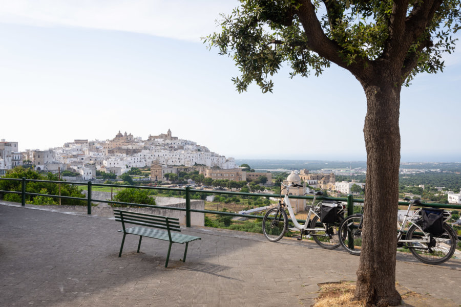 Voyage à vélo à Ostuni dans les Pouilles