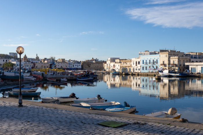 Vieux port de Bizerte en Tunisie