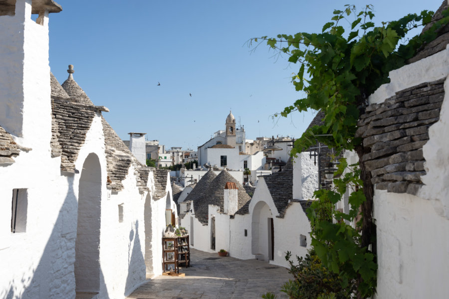 Village d'Alberobello, Pouilles, Italie