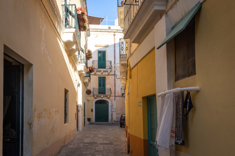 Rue de Gallipoli, Pouilles, Italie