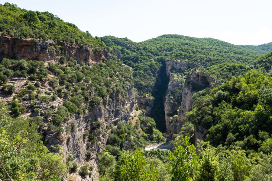 Canyon de Benje, paysage albanais