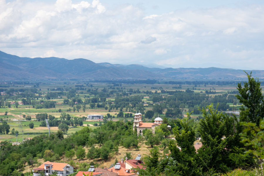 Campagne de Korçë en Albanie