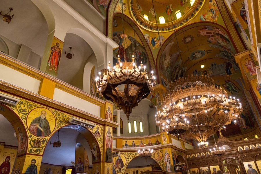 Intérieur de la cathédrale de Korçë