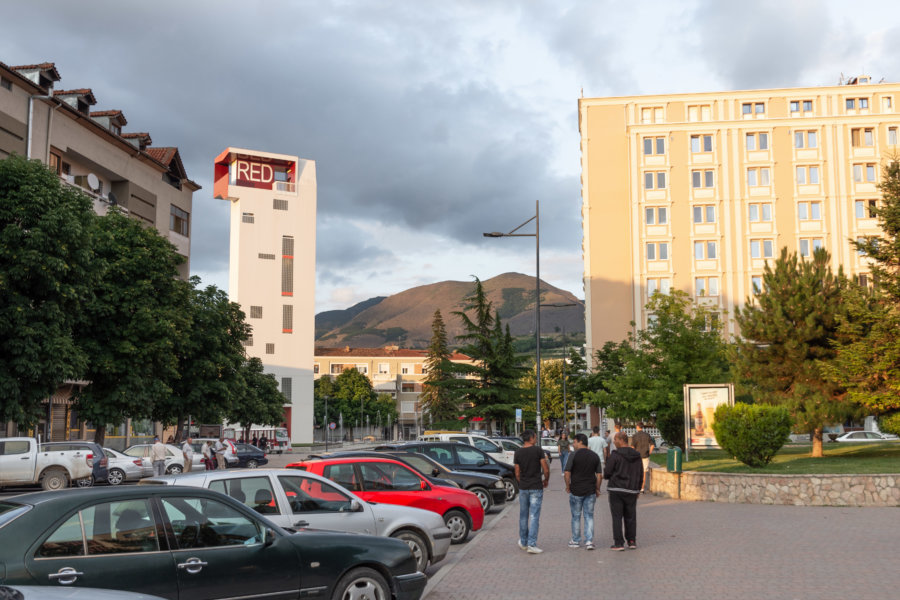 Korça en Albanie, ville nouvelle