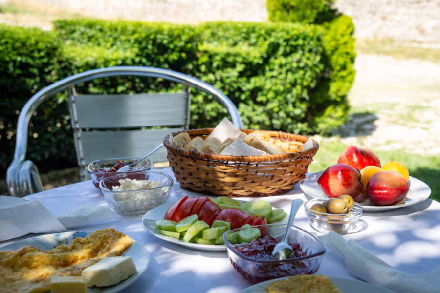 Petit déjeuner albanais