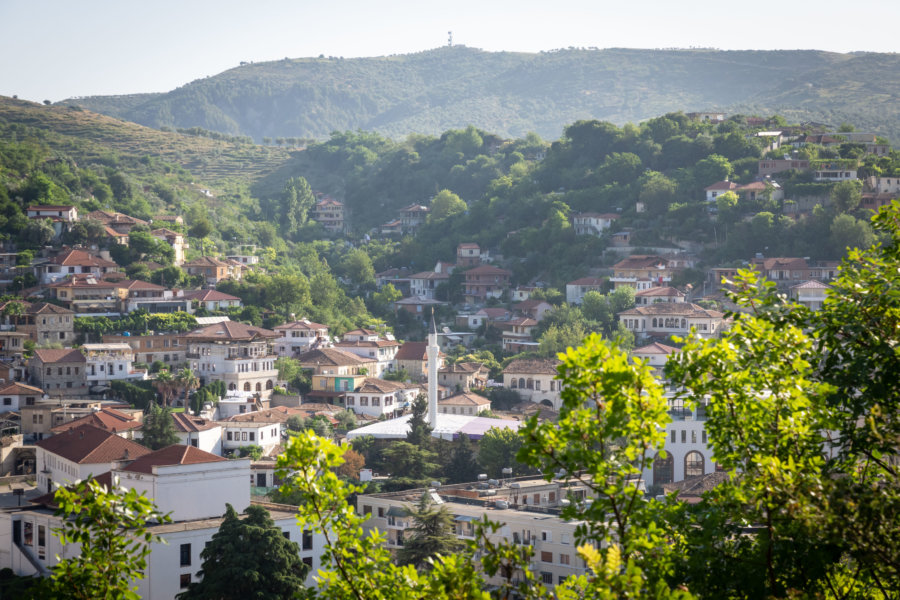 Ville de Berat en Albanie