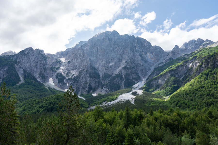 Alpes albanaises entre Valbona et Theth