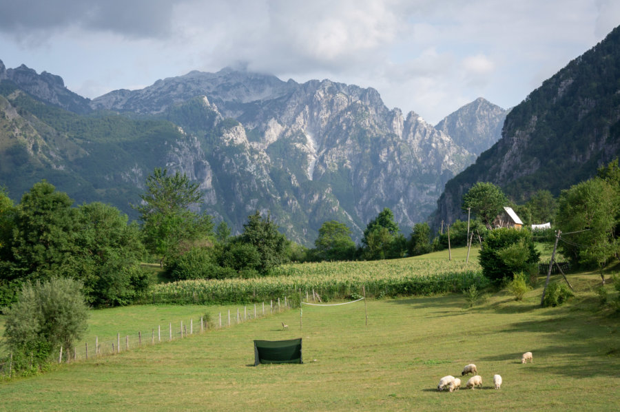 Calme dans la montagne à Theth