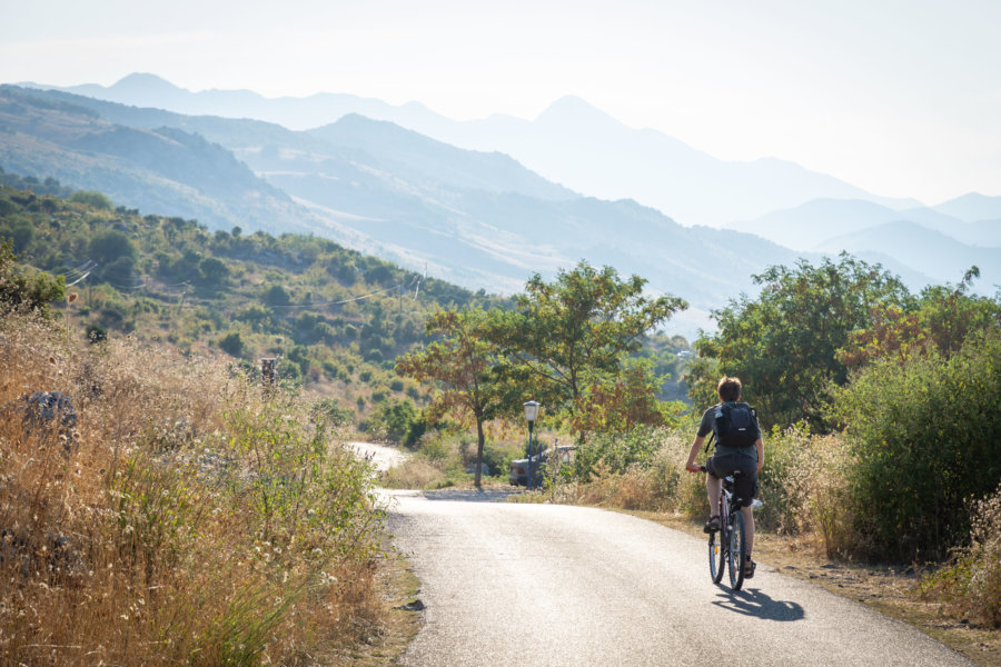 Lac de Shkoder à vélo