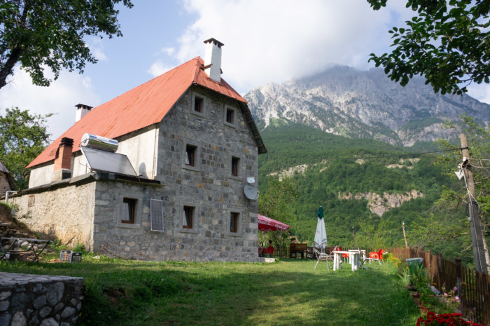 Auberge Molla à Theth, Albanie