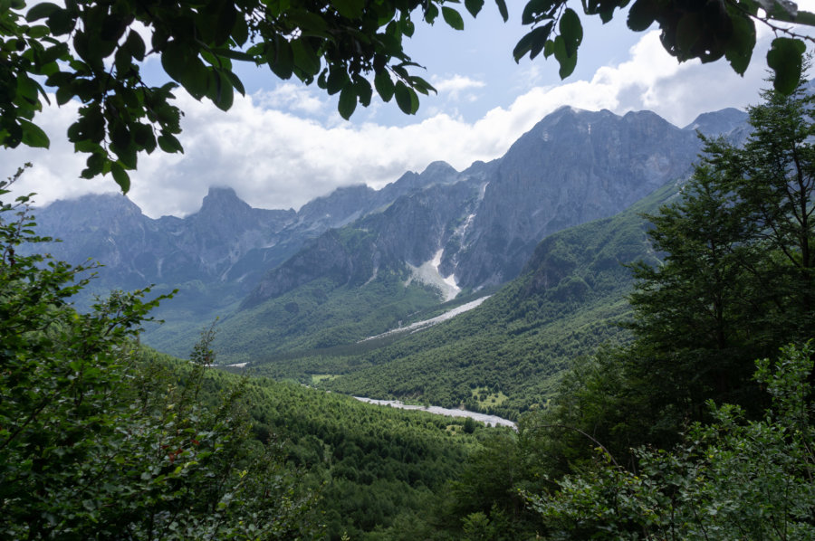 Vallée de Valbona en Albanie