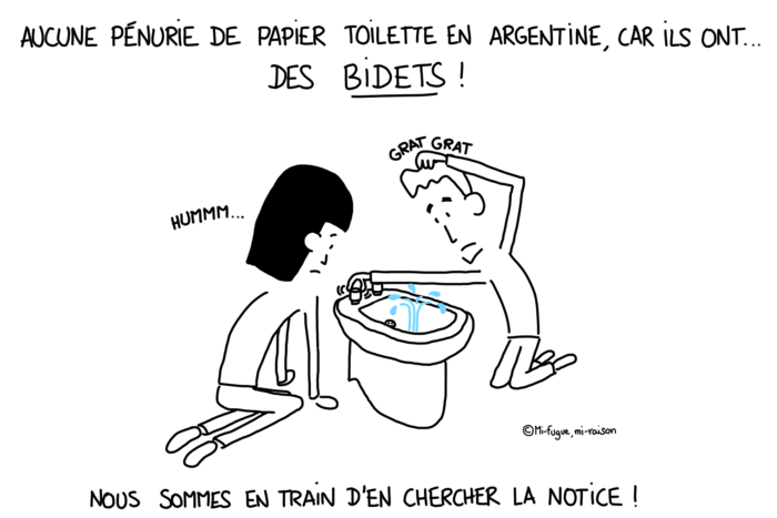 Dessin : comment fonctionne un bidet ?