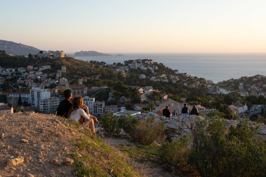 Coucher de soleil depuis Notre-Dame de la Garde