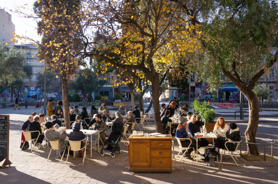 Terrasses au Cours Julien, La Plaine