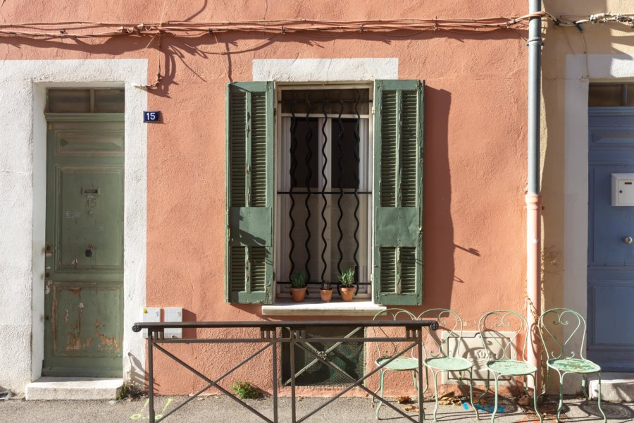 Quartier mignon à l'Estaque