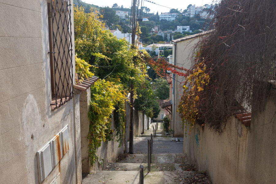 Ruelle du quartier d'Endoume à Marseille