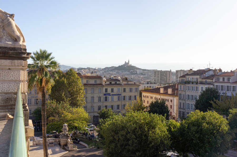 Vue sur Marseille depuis la gare Saint-Charles