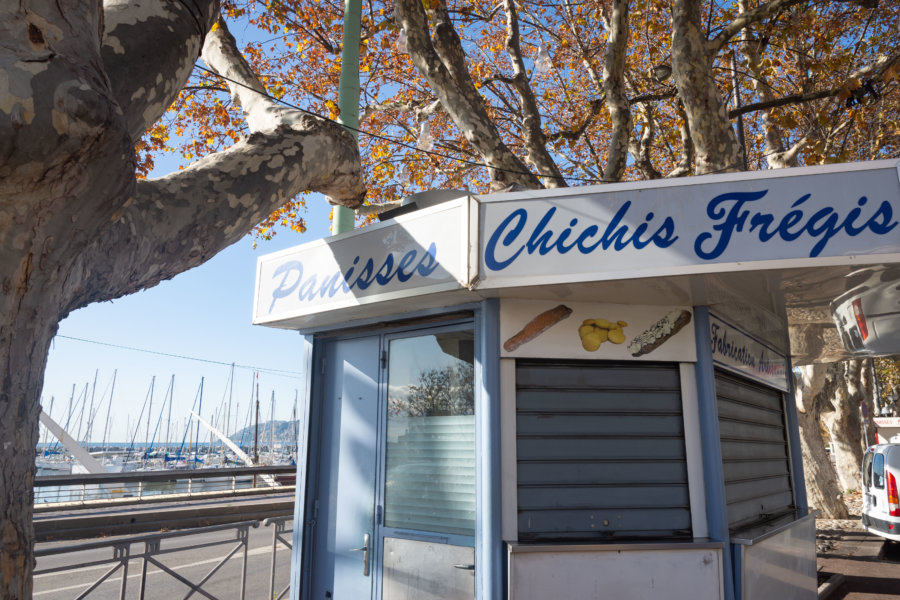 Boutique de panisses à l'Estaque