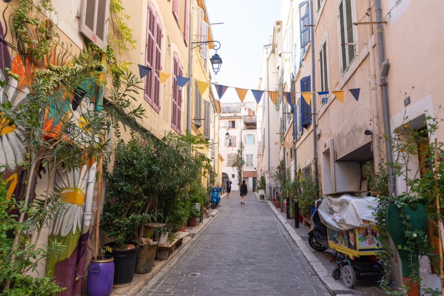 Quartier du Panier à Marseille