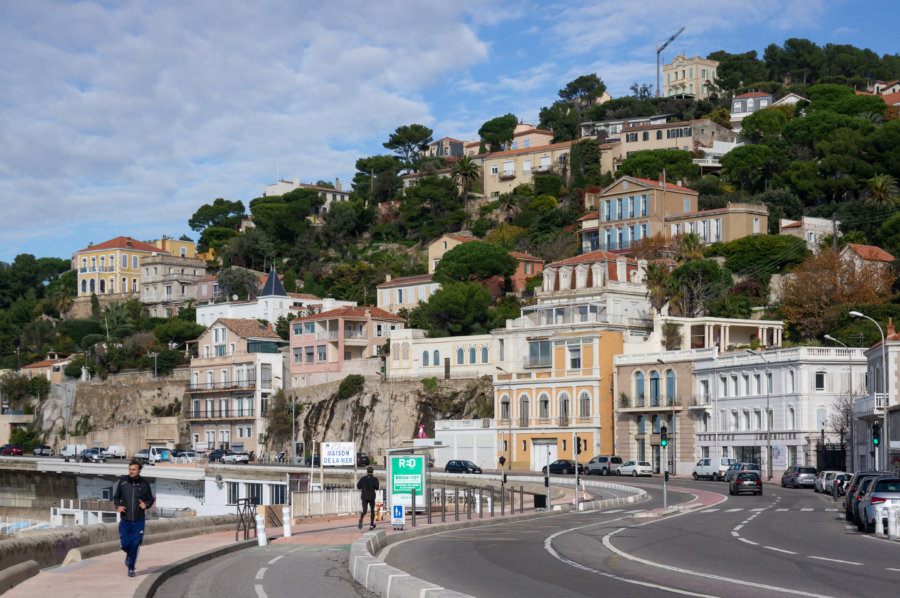 Roucas Blanc et la Corniche à Marseille